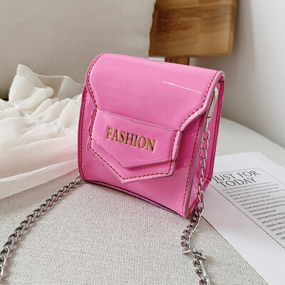 

Children Cute Hasp Design Letter Cross-body Handbag Fashion Girls Kids PU Shoulder Messenger Bag