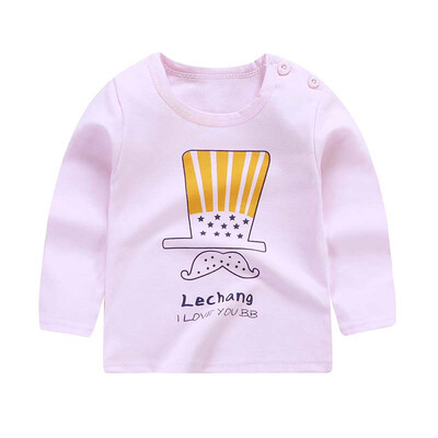 

baby girl Spring Autumn For 1-4 Years Children Tops Tees Cotton Cartoon Print Little Baby Kids Girls Long Sleeve T Shirts