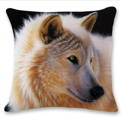 

〖Follure〗Cute Wolf Tower Sofa Bed Home Decoration Festival Pillow Case Cushion Cover