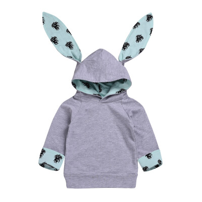 

Children sweatshirts Long ears Cute Cartoon Long Sleeve Baby Hoodies Kids Sweatshirt Spring Autumn Fashion hoodies for childre