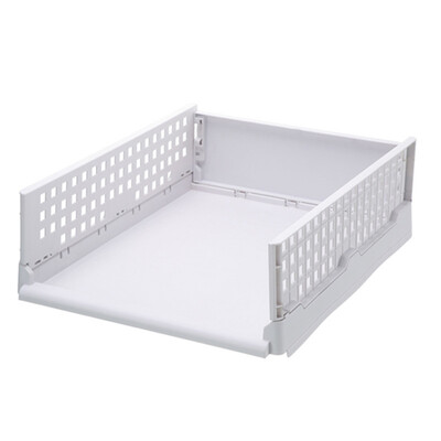 

Toponeto Folding Bin For Household Clothes Storage Box Divider Drawer Pull Frame