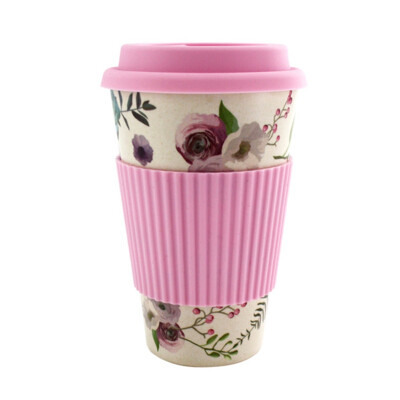 

400 ml eco-friendly bamboo fiber coffee cup mug with beer cap tea cups Milk Cup for Christmas gifts