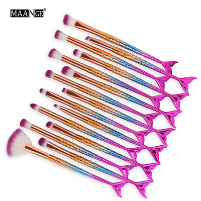 

6Pcs10pcs Makeup Brushes Make Up Foundation Eyebrow Eyeliner Blush Cosmetic Concealer Brushes