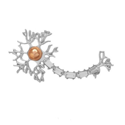 

Neuron Brooches Crystals Medical Brain Nerve Cells Brooch Chemistry Jewelry