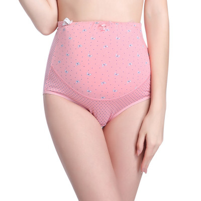 

Pregnant Women Maternity Breathable Panties Dots Print Adjustable Briefs For Pregnancy Underwear Lingerie High Quality