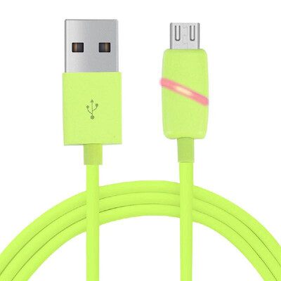 

Micro USB Smart Breathing Light Data Cable Durable Tangle-Free Micro USB Charging Cable for Android Samsung Nokia Sony Huawei