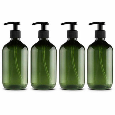 

500ML Plastic Bathroom Liquid Soap Foam Dispenser PET Shampoo Bottle 24pcs