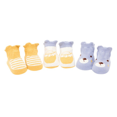 

4pcs Newborn Cotton Toddler Anti-slip Socks Baby Floor Socks Boys Girls Cute Cartoon Baby Infant Socks