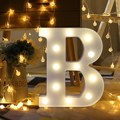 

Siaonvr Remote control Alphabet Letter Lights LED Light Up White Plastic Letters Stand A