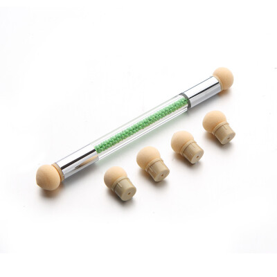 

〖Follure〗Set Glitter Powder Picking Dotting Gradient Pen Brush 6Sponge Nail Art Tools