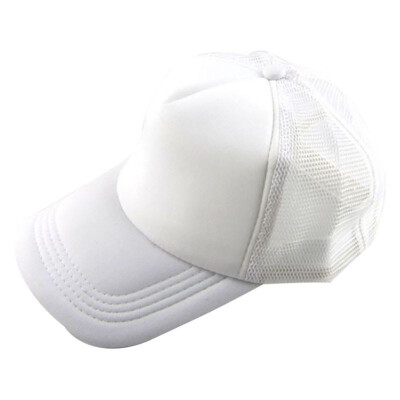 

2019 Attractive Unisex Casual Hat Solid Baseball Cap Trucker Mesh Blank Visor Hat Adjustable