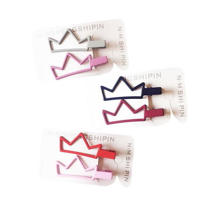

Children Princess Barrettes Girls Hair Accessories Cute Girls Hair Clips Rabbit Crown Design