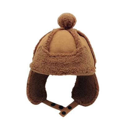 

Fashionable Hats Velvet Girlls Boys Hat Kids Hats Children Accessories Winter Warm Baby Hat 2-5Y
