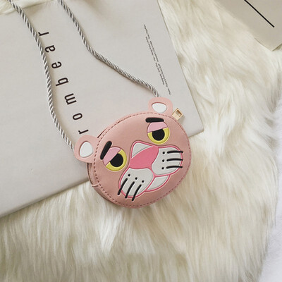 

2019 New Children Mini Cute Cartoon Animal Print Cross-body Handbag Bags Girls PU Waterproof Shoulder Bag Messenger Bag Coin Bag