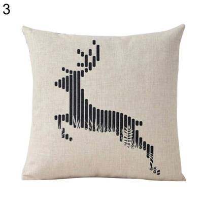 

Deer Animal Heart Letter Square Bedroom Sofa Pillow Case Cushion Cover Decor