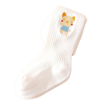 

Autumn Children Toddler Baby Girls Soft Pants Leggings Socks Children Cute Stretchy Embroidery Animal Print Bottoms
