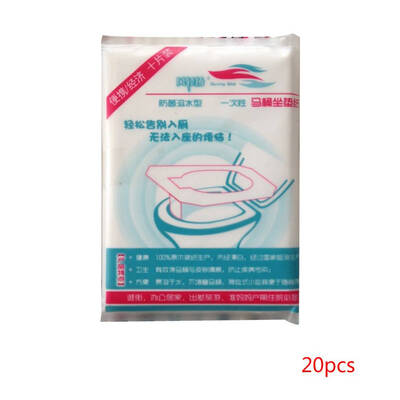 

200pcs Disposable Toilet Seat Cover Mat Waterproof Toilet Paper Pad for Travel Camping Bathroom Accessiories