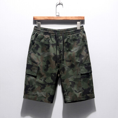 

Tailored Mens Summer Casual Loose Camouflage Printing Patchwork Sport Beach Shorts Pants