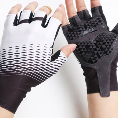 

Breathable Washable Sweat-absorbed Half Finger Bike Racing Gloves Outdoor Protect Bike Gloves Unisex Cycling Gloves