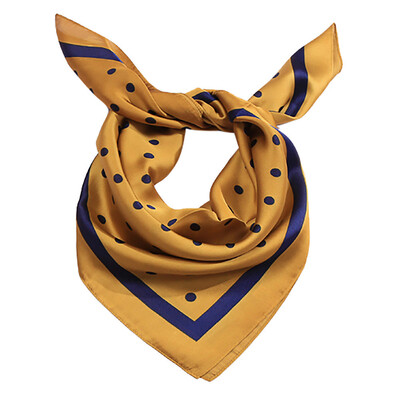 

Gobestart Fashion Women Square Soft Wrap Scarf Retro Polka Dot Shawl Scarves