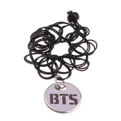 

BTS Shield Door New Sign Adjustable Black Woven Ring