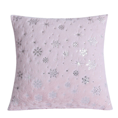 

Snowflake Plush Throw Pillow Case Cushion Cover Sofa Bed Car Cafe Office Decor