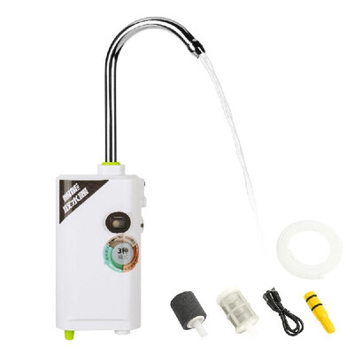 

3-IN-1 Automatic Induction Water Pump Fishing Air Bubbler Pump Water Intake Night Fishing Light Rechargeable Fishing Aerator Pump