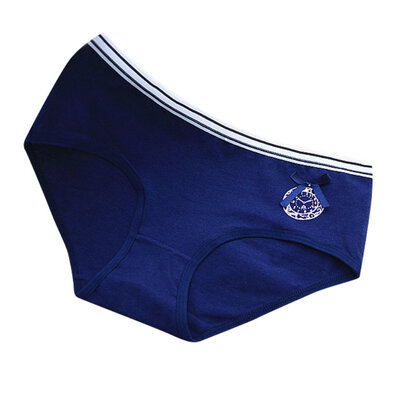 

New Women Sexy Low Waist Cotton Lace Briefs Panties Bowknot Underwear Thong G-String