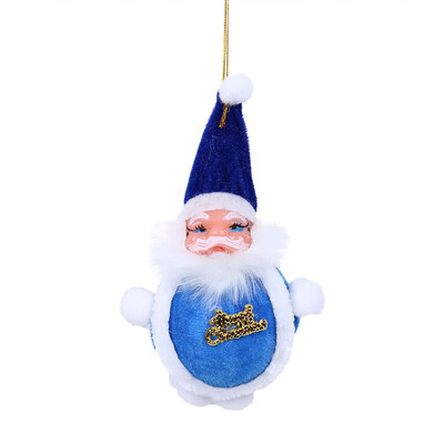 

Toponeto 1PC Colorful Christmas Santa Claus Ornaments Xmas Tree Hanging Decoration