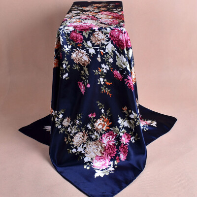 

Gobestart Women Ladies Fashion Printed Soft Silk Shawl Wraps Scarf Scarves