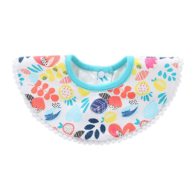 

Baby Cute Waterproof Cotton Bib Burp Cloth Drooling Teething Bibs Cartoon Pattern Towels 0-24M