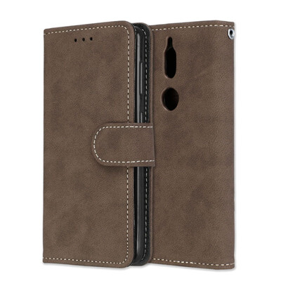 

MOONCASE Nokia 7 Vintage Scrub 3 Card Case - Brown