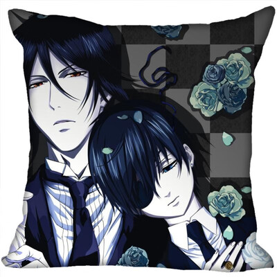 

Black Butler Anime Hot Sale Pillow Case High Quality New Years Pillowcase Decorative Pillow Cover For Wedding Decorative Gifts