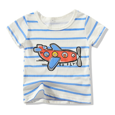 

Baby Boy T-shirt Kids Boys Girl Summer Cotton Cartoon Car Print T-shirt Tops Blouse Short Sleeve Casual Tee Shirts