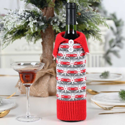 

Tailored Merry Christmas Santa Wine Bottle Bag Cover Xmas Festival Party Table Decor Gift