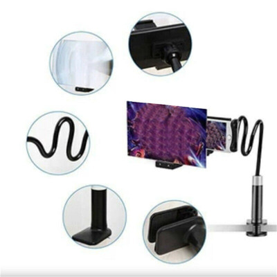 

12 Inches HD Projection Bracket Lazy Bracket Adjustable Extension Clamp For Mobile Phone