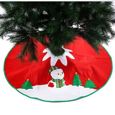 

Gobestart Diameter 90cm Red Christmas Tree Skirt Christmas Tree Decorations