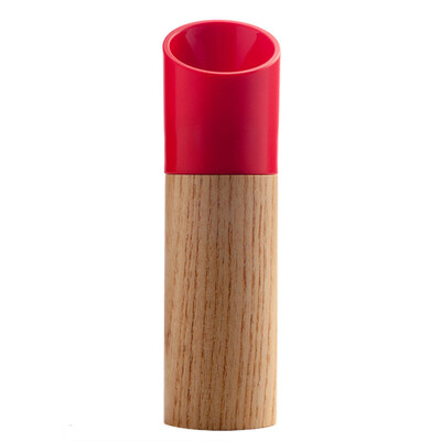

Kitchen Manual One Handed Wooden Craft Salt Pepper Case Cup Mill Grinder Shaker
