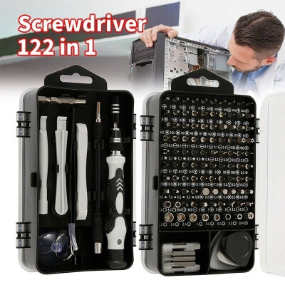 

122 In 1 Screwdriver Set Computer Repair Kit Electronic Tool Kit Toy Maintance Kit Mini Precision Screwdriver Set with Case