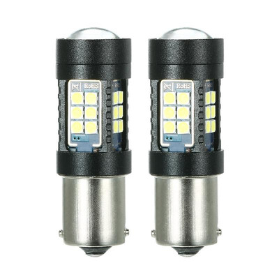 

1156 27SMD 3030 White LED Turn SignalBack Up Light Bulb Lamp2 Packs