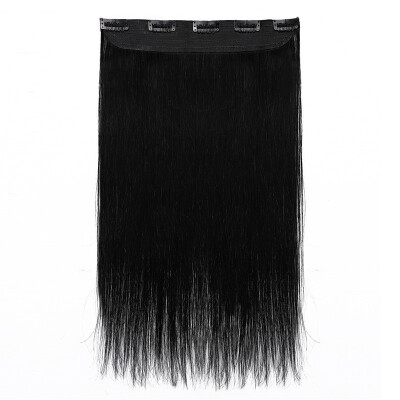 

100 Remy Human 34 Full Head 1 Piece 5 Clips Clip in Remy Human Hair Extensions Silky Straight