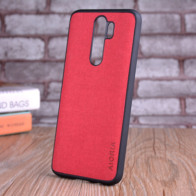 

Case for xiaomi redmi note 8 pro coque Luxury textile Leather skin soft TPU hard PC phone cover for redmi note 8 case funda capa