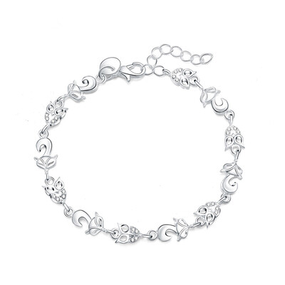 

Fashion European&American Style Jewelry Diamond Bracelet Fox Style
