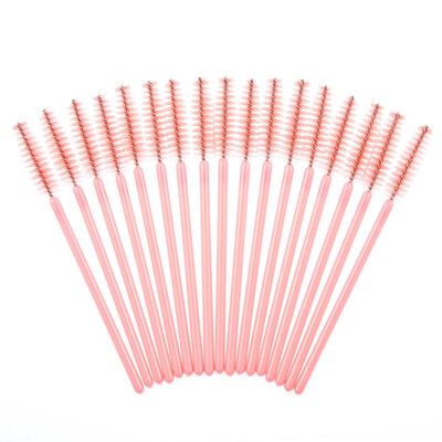 

50 PCs Jetable Cils Brosses Noir Mascara Baguette Applicateur Brosse Mink Eyelashes Lashes Makeup Brushes Maquiagem Beauty Solid