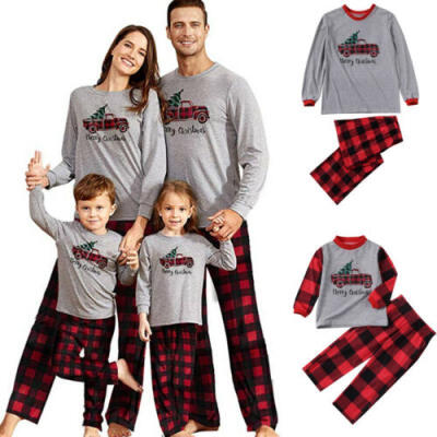 

Xmas Family Matching Adult Kids Christmas Pyjamas Xmas Nightwear Pajamas Set USA