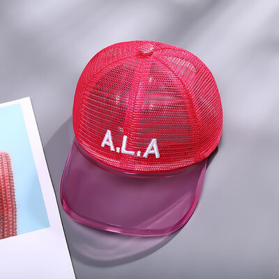 

Kids Hat Baby Girl Boy Cute Baseball Cap Breathable Letter Embroidery Pattern Transparent Visors Hats