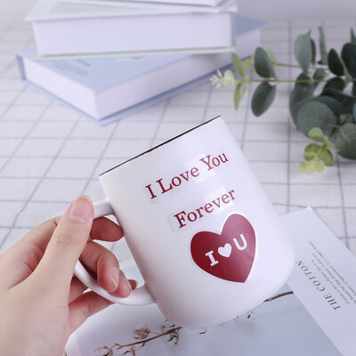 

Wall Stickers 5pcs DIY Beautiful Sticker Cartoon Decoration Funny Expression Cup Cute Stickers For Home Office