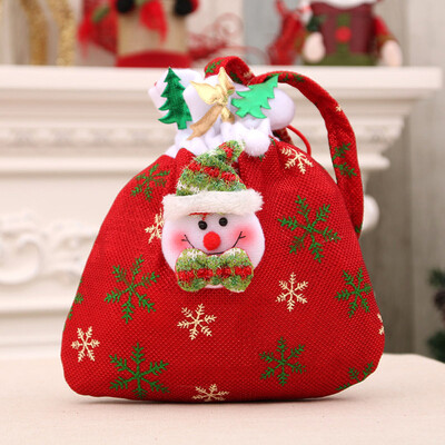 

Gobestart Santa Claus Snowman Elk Christmas Candy Packaging Christmas Candy Decoration