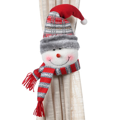 

Christmas Santa Claus Cartoon Doll Curtain Buckle Curtain Tiebackwindow Curtain Decorative Accessories