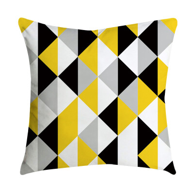 

〖Follure〗Pineapple Leaf Yellow Pillow Case Sofa Car Waist Throw Cushion Cover Home Decor